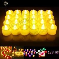 ราคา [พร้อมส่ง] เทียน LED จำลองเปลวไฟ เทียนไข โคมไฟเทียน เชิงเทียนไฟฟ้า LED รูปเทียน เทียนปลอม ไฟตกแต่ง ไม่มีเปลวไฟและควัน (1732698888590231387)