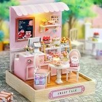 ราคา บ้านตุ๊กตาจิ๋ว ชุดสร้างโมเดล ขนาดเล็ก ของตกแต่งบ้าน ห้องสร้างสรรค์ ตกแต่งห้องนอน เฟอร์นิเจอร์ DIY (1731046738343070119)
