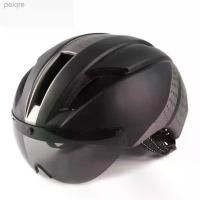 ราคา หมวกกันน็อคสำหรับปั่นจักรยาน, แว่นตา Aero สำหรับปั่นจักรยาน, หมวกกันน็อคสำหรับปั่นจักรยานแบบไตรกีฬา TT, หมวกกันน็อคสำหรับจักรยานเสือหมอบแข่ง TT, สำหรับผู้ชาย, พร้อมบังแดด, เลนส์ (1731995402296788240)