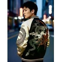 ราคา เสื้อแจ็คเก็ต ลายมังกร งานปักแน่นทั้งตัว สีแดงและสีดำกรม (1733718368188991389)