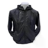 ราคา เสื้อแจ็คเก็ต เสื้อผ้าร่ม แขนยาว มีหมวก กันแดด กันฝน สีดำ แบบไม่มีลาย มีไซส์ S,M,L,XL,2XL,3XL (1733887043877963091)