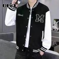 ราคา Oein 2025 เสื้อแจ็คเก็ตเบสบอล, เสื้อแจ็คเก็ตปักตัวอักษรอเมริกัน, เสื้อแจ็คเก็ต, สำหรับผู้ชาย, สไตล์สตรีทฮิปฮอปและย้อนยุค, เสื้อเบสบอล (1731384882779227175)