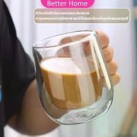 ราคา [COD] Better แก้ว2ชั้น แก้วน้ำ2 ชั้น แก้วน้ำสองชั้น แก้วกาแฟ ถ้วยกาแฟ แก้ว แก้วใส แก้วทนความร้อน (1733527628431000987)