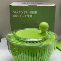 ราคา Multi-functional vegetable shredder, slicer, presser, dehydrator, salad maker, fitness meal maker, fruit and vegetable dehydrator, and water drainer (1733723929262262141)