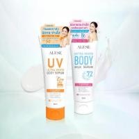 ราคา [COD] [Tiktok]Alese Uv Ultra White Body Serum Spf50+ Pa+++ 150 ml Body Sunscreen Serum for the Body. Looks Radiant + Alese Extra White Body Milk Serum 150 ml Body Serum for Long- (1734191825901225304)