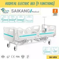 ราคา Saikang Hospital Electric Bed [3 Functions] เตียงสำหรับผู้ป่วยชนิดควบคุมด้วยไฟฟ้า 3 ไกร์ [SK-V6V] [รับประกันสินค้า 1ปี] (1730888801286261247)