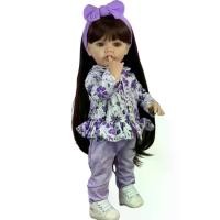 ราคา ตุ๊กตา Reborn ขนาด 55 ซม. ตัวเต็มรูปแบบ ซิลิโคน น่ารัก ใส่ชุดลายดอกไม้ สามารถยืนได้ พร้อมชุดและอุปกรณ์ ตาอะคริลิกเกรดสูง น้ำหนัก.5kg ตุ๊กตา ลูกเทพ ผู้ หญิง ตุ๊กตา นิ่ม ๆ ซิ (1732989508748215998)