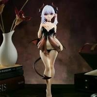 ราคา 1pc Elegant Anime Succubus Figure - Collectible PVC Statue with White Hair & Black Horns, Bat-Wing Accents, Ideal Gift for Anime Enthusiasts, Perfect for Display on Bookshelf or Desk, Anime Figure (17