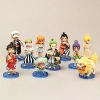 ราคา 10pcs/set One-Piece Figure Luffy Figurine Zoro Nami Usopp Sanji Chopper Robin PVC Action Figure Franky Brook Model Toy Gift for Kids (1733175167474501340)