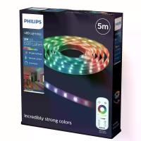 ราคา Philips Lighting LED Strip RGBIC รุ่น Action ไฟเส้นเปลี่ยนสีได้หลากสีในเส้น 18โหมด ยาว 5เมตร มีรีโมท (1732802561617724758)