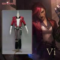 ราคา UWOWO Collab series: Game LOL Cos Vi Cosplay LOL Arcane Cosplay Costume XS-2XL Cosplay Young Ver Vi Costume (1733681205604091307)