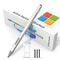 ราคา ปากกาสไตลัสสำหรับ Microsoft Surface Pro/Book/Laptop/Studio Pro11/10/9/8/7/6/5/4/X Pen Windows ความไวต่อแรงกด 4096 Surface Pen [COD] (1733505819904410969)