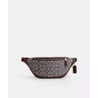 ราคา Coach CT815 Warren Belt Bag In Signature Jacquard (SVS8S) กระเป๋าคาดอกผู้ชาย สี Sv/Oak/Maple (1733334965662353097)