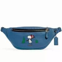 ราคา กระเป๋าคาดอกคาดเอว COACH CE618 COACH X PEANUTS WARREN BELT BAG WITH SNOOPY MOTIF (QBDEI) (1733780966121768763)