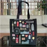 ราคา Harrods * พร้อมส่ง London Glitter Tote Bag ของแท้ 100% จากอังกฤษ (1733766284011603070)