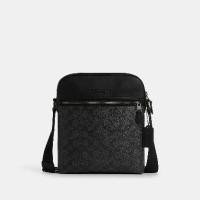 ราคา Coach CZ398 Houston Flight Bag In Signature Canvas (QBMI5) กระเป๋าสะพายข้างผู้ชาย สี Qb/Charcoal/Black (1733339046940214985)