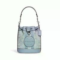 ราคา กระเป๋าสะพายข้าง COACH C8322 MINI DEMPSEY BUCKET BAG IN SIGNATURE JACQUARD WITH STRIPE AND COACH PATCH (SVS9X) (1733780897834829627)