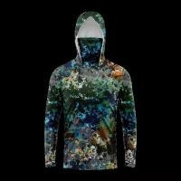 ราคา Men's Hooded Fishing Shirt Long Sleeve Fishing T-Shirt UV Protection Clothing Fishing Equipment for Men (1734020313763054837)