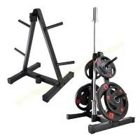 ราคา แท่นเก็บแผ่นน้ำหนัก รู 1 นิ้วUniversal ชั้น Barbell ชั้นวางจาน Space ที่มีประสิทธิภาพน้ำหนักแผ่นผู้ถือ Barbell วงเล็บ Home ฟิตเนส Dumbbell แผ่น Frame (1730222800405105087)