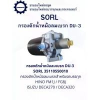 ราคา กรองดักน้ำหม้อลมเบรก [Air Dryer] DU-3 SORL35110550010 สำหรับรถบรรทุก HINO FM1J / FG8J และ ISUZU DECA270 / DECA320 (1733910736234316881)