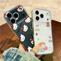 ราคา เคสใสลายเฮลโลคิตตี้น่ารัก สำหรับ iPhone 17 Air 17 Pro Max 16 15 14 12 13 11 Pro Max X 16e 16 Plus 13 Mini เคสโทรศัพท์แบบนิ่มสไตล์ INS (1734373062876824850)