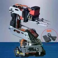 ราคา 6 DOF Robotic Arm DIY Robot Claw Clamp Gripper Kit compatible with Arduino Program with 20KG Digital Servos (1733958837006337070)