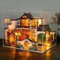 ราคา [พร้อมส่ง] บ้านตุ๊กตา DIY ✨ เรือนจีนโบราณ Poetic and Picturesque มีฝาครอบกันฝุ่น Miniature Dollhouse PC2314 โมเดลบ้าน (1733891197917562500)
