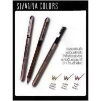 ราคา ดินสอเขียนคิ้วES004 ดินสอเขียนคิ้ว Sivanna eyebrow pencil (ราคายกโหล 12 แท่ง) (1734309662202168933)