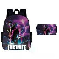ราคา New Fortnite Elementary School Backpack and Pencil Case 2-Piece Set with Print (1733851507497993865)
