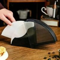 ราคา Coffee Filter Paper Holder Filter Paper Box Coffee Filter Paper Fan-shaped Filter Paper Dust-proof Storage Box Plastic (1734019475215910085)