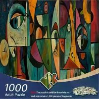 ราคา Smart Watch 1000 Piece Puzzle Picasso Style Abstract Art Print Classic Figure Design Living Room Bedroom Office Bar Decor Challenging DIY Intelligence Game Adult Family Game Nigh (1733965433668404795)