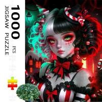 ราคา Smart Watch Gothic Style, Christmas Elements Paper Puzzle 1000 Pieces Large Puzzle Toy Adult Game Gift Family Interactive Game Puzzle DIY Home Decoration Brain Challenge (1733953279495996987)