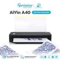 ราคา Gprinter เครื่องปริ้นลายสัก AY-A40s เครื่องพิมพ์ความร้อน 2in1 พิมพ์กระดาษ Tattoo Printer (1733579436827051632)