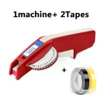 ราคา ป้ายราคา 1610 Label maker machine 1610 Manual typeprinter Dymo Manual Label Printer Manual Labeller suit for 6/9mm 3D Embossing tape ป้ายขนม (1734336400395043870)