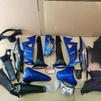 ราคา ชุดสี wave100s u box สีน้ำเงินดำ พร้อมติดลาย แฟริ่ง เวฟ 100 ubox พร้อมไฟหน้า ไฟท้าย ไฟเลี้ยว และ ชิ้นดำด้าน (1733929782846195662)