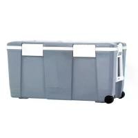 ราคา Everest Cooler Box AG550 Gray กระติกน้ำแข็งถังแช่อเนกประสงค์พร้อมล้อลาก ขนาด 55 ลิตร (1734337249663812896)