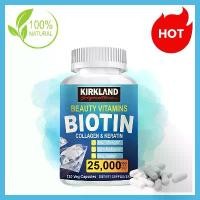 ราคา KIRKLAND อาหารเสริม BIOTIN BEAUTY VITAMIN COLLAGEN & KERATIN (1732919964862810087)