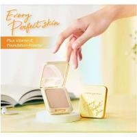 ราคา กล่องจริง มีถาดพัฟ แป้งอัดน่ารัก แป้งผสมรองพื้น แป้งรองพื้น Evory Perfect Skin Plus Vitamin E ขนาด 13 กรัม (1734331209425913450)