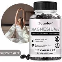 ราคา Bcuelov Magnesium 7 Health Supplement | Magnesium Citrate + Vitamin B6 |Supports Calm Deep Sleep (Gluten-Free!) 30/60/120 Vegan Capsules (1733631519537006198)