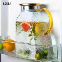 ราคา EGKEA Kettle Set with Lid and Filter, 1.8L Capacity (60oz).These kettles come with handles and lids, suitable for storing water in the refrigerator and can also be used for hot a (1733820850796922274)