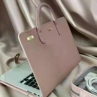 ราคา PU computer bag and computer protective case, laptop handbag, pink girlish style, supplies (1734290419189647318)