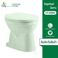 ราคา ชักโครก CITY สุขภัณฑ์นั่งราด นั่งราดพร้อมฝา ชักโครกนั่งราด รุ่น 2250 ฝาสโลว์ toilet (1733492726150694796)