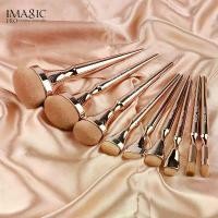 ราคา IMAGIC 9-piece Makeup Brush Set, Loose Powder Blush Foundation Eyeshadow Brush Makeup Tools (1733946730729145503)