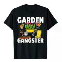 ราคา （COD）Garden Gangster Gardening Gift For Funny Gardener T-Shttjfjeigfp Clothing Man ผู้ชาย คอกลม คอวี ผ้าไหม (1731811892847544472)