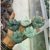 ราคา จี้แกะสลัก ปลาคู่หยกเจไดต์ Double Fish Jade Charm ขายดี (1734303626600547627)