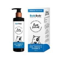 ราคา Bok Bok Fish Oil น้ำมันปลา 250ml 2 ขวด ช่วยบำรุงขน ที่จัดส่งฟรี กทม (1733657410191918227)