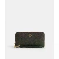 ราคา Coach CW778 Long Zip Around Wallet In Signature Canvas (IMXAQ) กระเป๋าสตางค์ผู้หญิง สี Im/Walnut/Black (1733633962254304969)