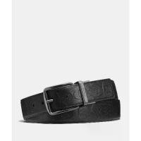ราคา Coach CQ024 Harness Buckle Cut-To-Size Reversible Belt, 38Mm (4 BLK) เข็มขัดผู้ชาย สี Black (1733187036687730377)
