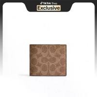 ราคา [Tiktok Exclusive] Coach CY394 Id Billfold Wallet In Signature Canvas (QBNRX) กระเป๋าสตางค์ผู้ชาย สี Qb/Tan/Black (1733745849847023305)