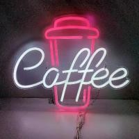 ราคา ป้ายไฟLED ป้ายไฟcoffee ป้ายไฟหน้าร้าน ป้ายไฟตัวอักษร ป้ายไฟร้านกาแฟ รูปแก้วกาแฟ ขนาด60x40cm (1733843532247106651)